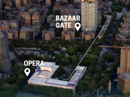 🏠 Apartament 1+1 për shitje – Bazaar Gate
