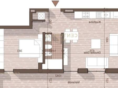 SHESIM APARTMENT 1+1 PLUS POST PARKIMI, UNIVERS CITY-QTU! 92,000 €