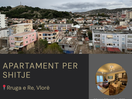 3+1+2 Apartment for Sale – Rruga e Re, Vlorë