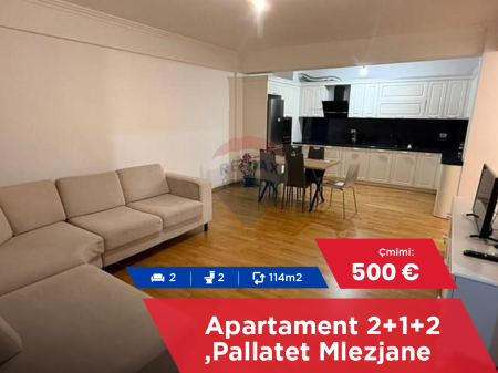 APARTAMENT 2+1 PER QIRA TEK PALLATET E VERDHA, KTHESA E KAMZES