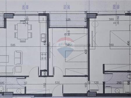 Shitet Apartament 2+1+2 në Bulevardin e Ri