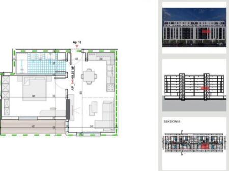SHITET APARTAMENT 1+1 KAMEZ 57.000 EURO