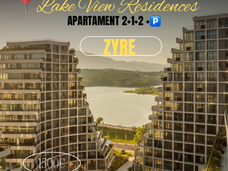 Rent Apartment 2+1+2+Parking Space, Lake View Residence, Tirana