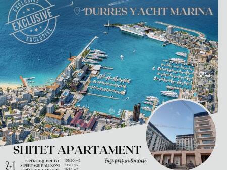 Shitet apartament Durres Yacht Marina EKSKULUZIVE