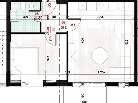 SHESIM APARTAMENT 1+1 TEK ISH FUSHA E AVIACIONIT 95000 €