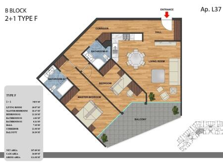 SUPER OCCASIONE VENDIAMO APPARTAMENTO 2+1+2 PRESSO RADISSON