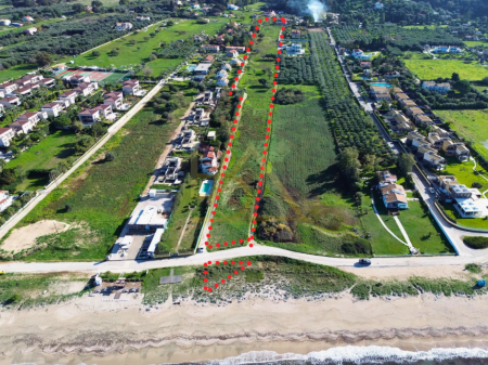 TOKË BREGDETARE PËR SHITJE – ALMYROS, KORFUZI VERIOR, GREQI