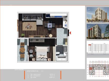 Appartamento in vendita a Kamez 1+1