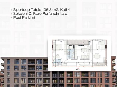 Apartament 2+1+2 Ringside Residence Paskuqan