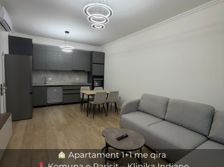 Apartament 1+1 me qira – Komuna e Parisit (Klinika Indiane)
