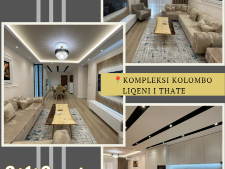 Apartament me qera 2+1+2 poste parkimi, Kompleksi Kolombo, Liqeni i Thate