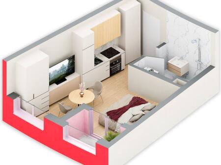 Apartament ne shitje te rezidenca Ballada!