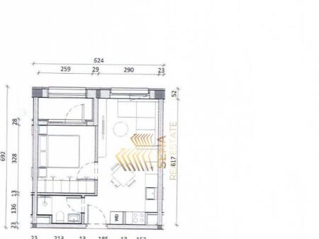 Shitet, Apartament 1+1+Blk, Ali Demi- Rezidenca Kadiu, 86.500 Euro