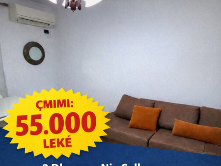 Apartment 2+1 for rent in Xhamllik, 55,000 Leke