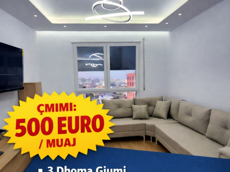 Apartament 3+1+2 me qera ne Paskuqan, 500 Euro