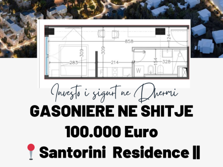 Shitet gasoniere ne Santorini Residence 2, Dhermi