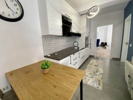 We rent a 1+1 apartment at 21 Dhjetori 700 € /Month