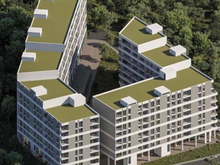 Shitet Apartament 1+1+Ballkon tek Forest Residence, Farke