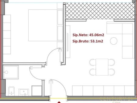 Appartamento 1+1 in vendita a 5 Maji!