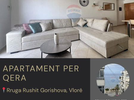 Modern 2+1 Apartment for Rent – Lungomare, Vlorë