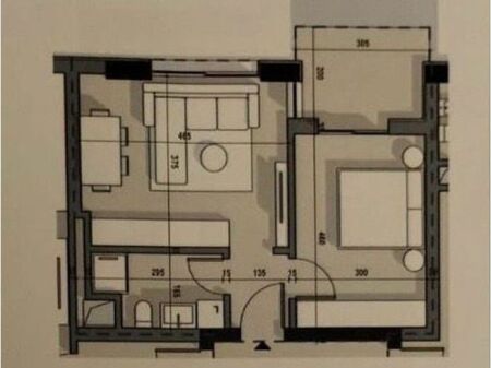 Apartament 1+1 në Shitje në Rruga 5 Maji, Tirana - 90,000€