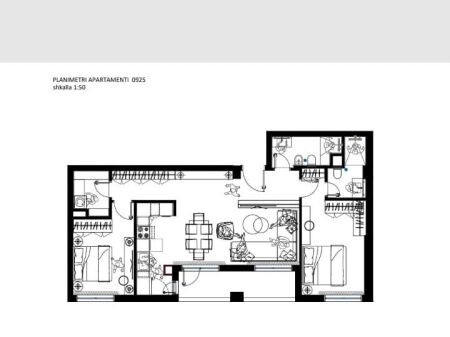 SHITET APARTAMENT 2+1 FRESK 16.385.000 LEKE