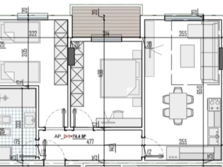 OCCASION‼️PASKUQAN APARTMENT 2+1 FOR SALE!