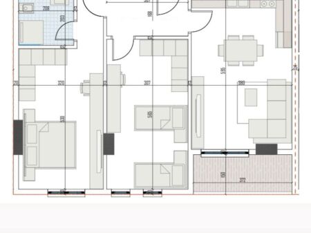 Apartament 2+1 per shitje ne Paskuqan.
