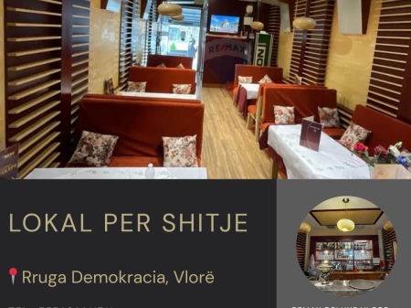 Restorant në Shitje ose me Qera – Rruga Demokracia, Vlorë