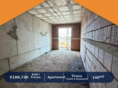 Apartment 2+1 for Sale Fusha e Aviacionit