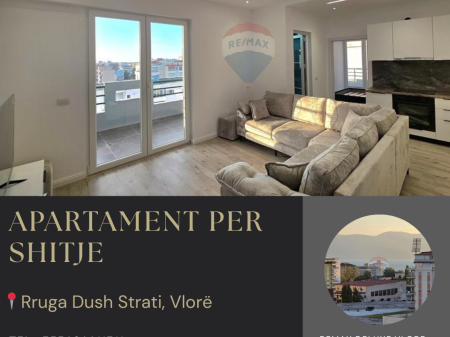 APARTAMENT 1+1 NË SHITJE – DUSH STRATI, PALESTRA E MUNDJES, VLORË