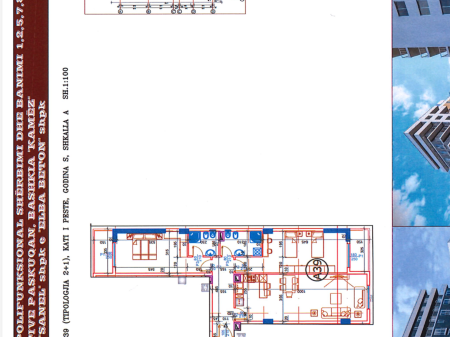 OCCASION !!! APARTMENT 2+1+2 FOR SALE AT THE COMPLEX " 3 BEES " PASKUQAN !!!