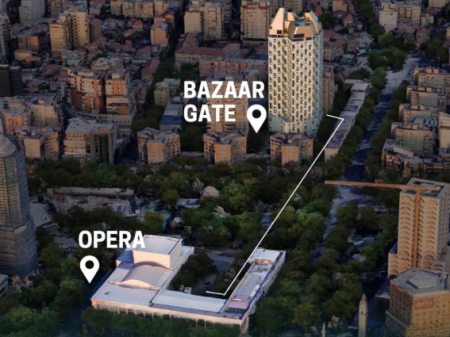 🏡 Shitet Apartament 1+1 – Bazaar Gate, Qendër Tiranë