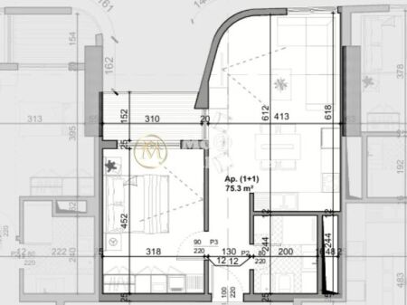 Sale | Apartment 1 + 1 + Parking Spot | Skanderbeg Square | 300000 €
