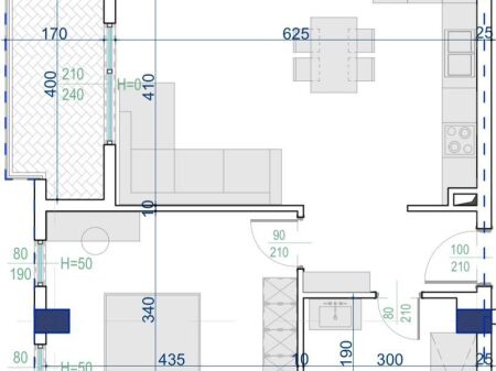SHITET APARTAMENT 1+1 KAMEZ 64.300 EURO