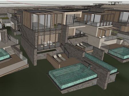 ✨ Villa Twin con piscina in vendita con vista mare a Green Coast 2, Palasë 🌴  