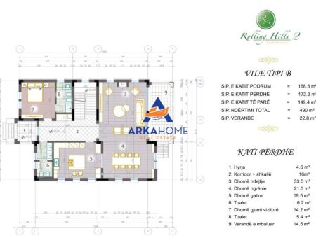 3 STOREY VILLA FOR SALE "RROLLING HILLS 2" 1,600,000 EURO