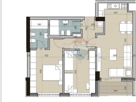Apartment 2+1+2 + Parking- For Sale - Univers City