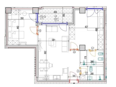 SHITET APARTAMENT 2+1+2 TEK MARA RESIDENCE