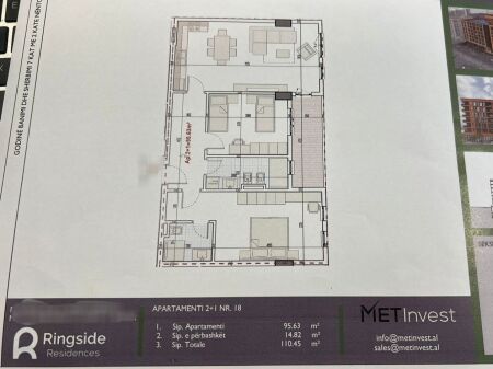 Appartamento 2+1 in vendita a Paskuqan – presso Ringside Residences