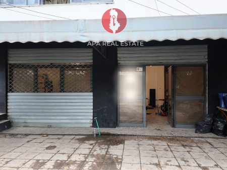 Empty shop for rent  📍 Location: "Kol Indromeno" Street 1 min from "TV Klan" & European University - 3 min from "Brryli"