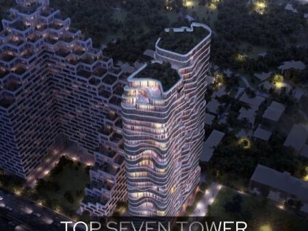 *SHITET: 1+1 Ne Kulle Moderne📍Zogu I Zi ( Top Seven Tower) - 195.000€ | 🔥2000€/m2🔥 - Kt.13 - Sp.97.5m² || Investim Elitar ne Zemer te Tiranes✨️