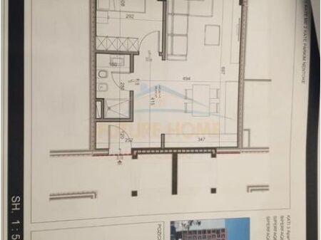 Shitje, Apartament 1+1 Pazari i Ri