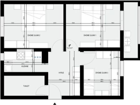 SHITET APARTAMENT 3+1 QENDER 203.000 EURO