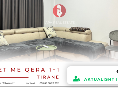 JEPET ME QERA APARTAMENT 1+1  📍 Rruga e Elbasanit