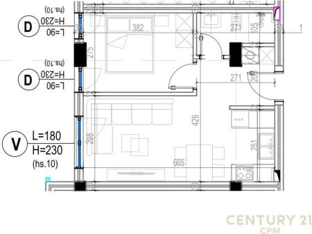 SHITET APARTAMENT 1+1 TEK KODRA E DIELLIT