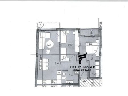 SHITET APARTAMENT 2+1 ISH FUSHA E AVIACIONIT 130.000 EURO