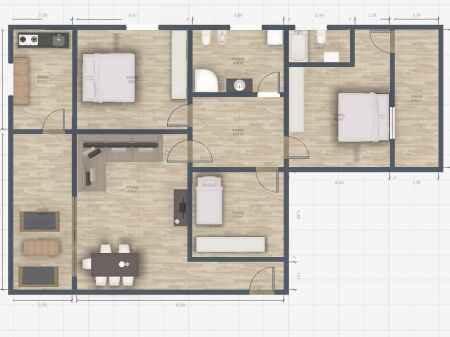 SHITET 141 Meter katror apartment