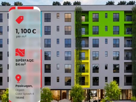 Shiten apartamente 2+1, Color Splash 4 , Paskuqan