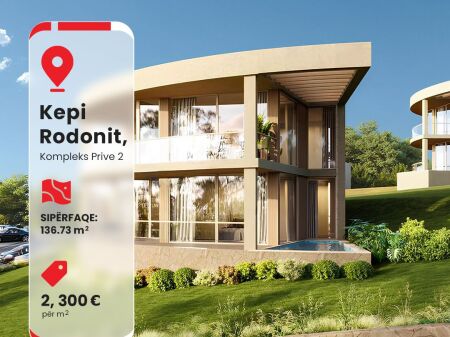 Duplex apartment 2+1 for sale, Prive 2 Kepi i Rodonit